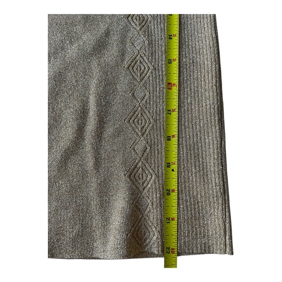 Y2K Vintage GAP Gold Shimmer Knit Sweater Top Size Small women's - Picture 13 of 15